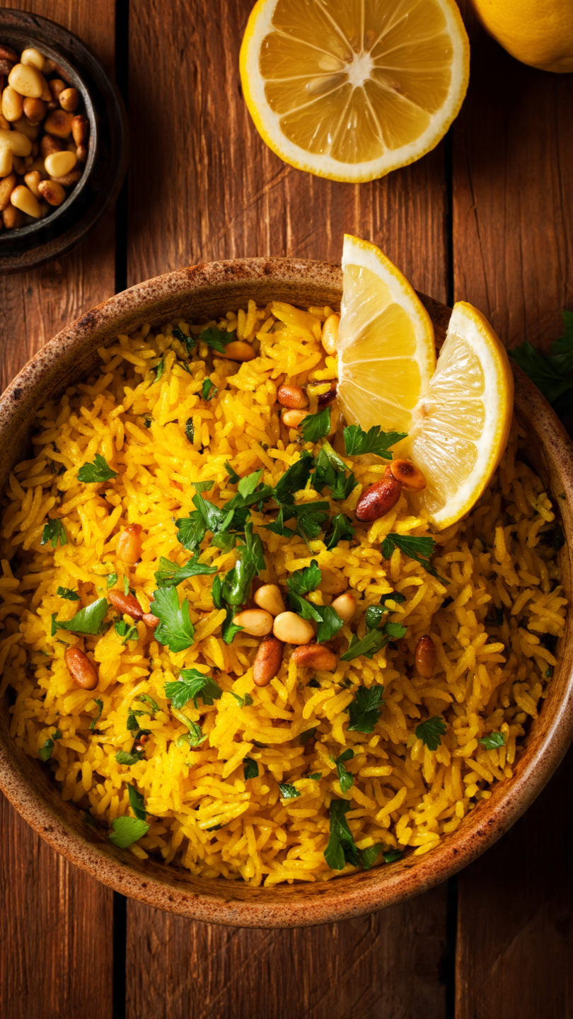 Mediterranean Yellow Rice