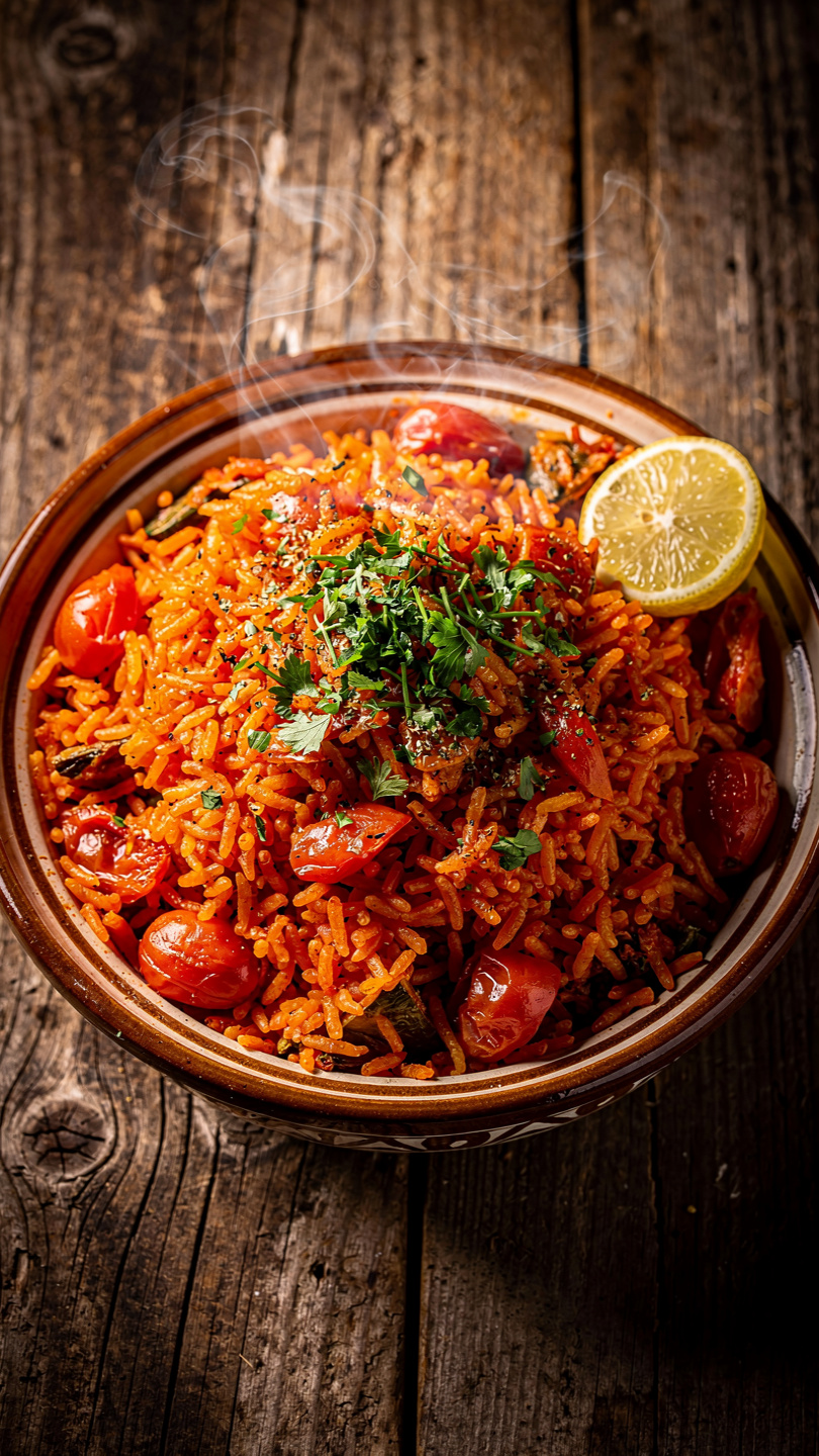 Persian Tomato Rice (Dami Gojeh Farangi)