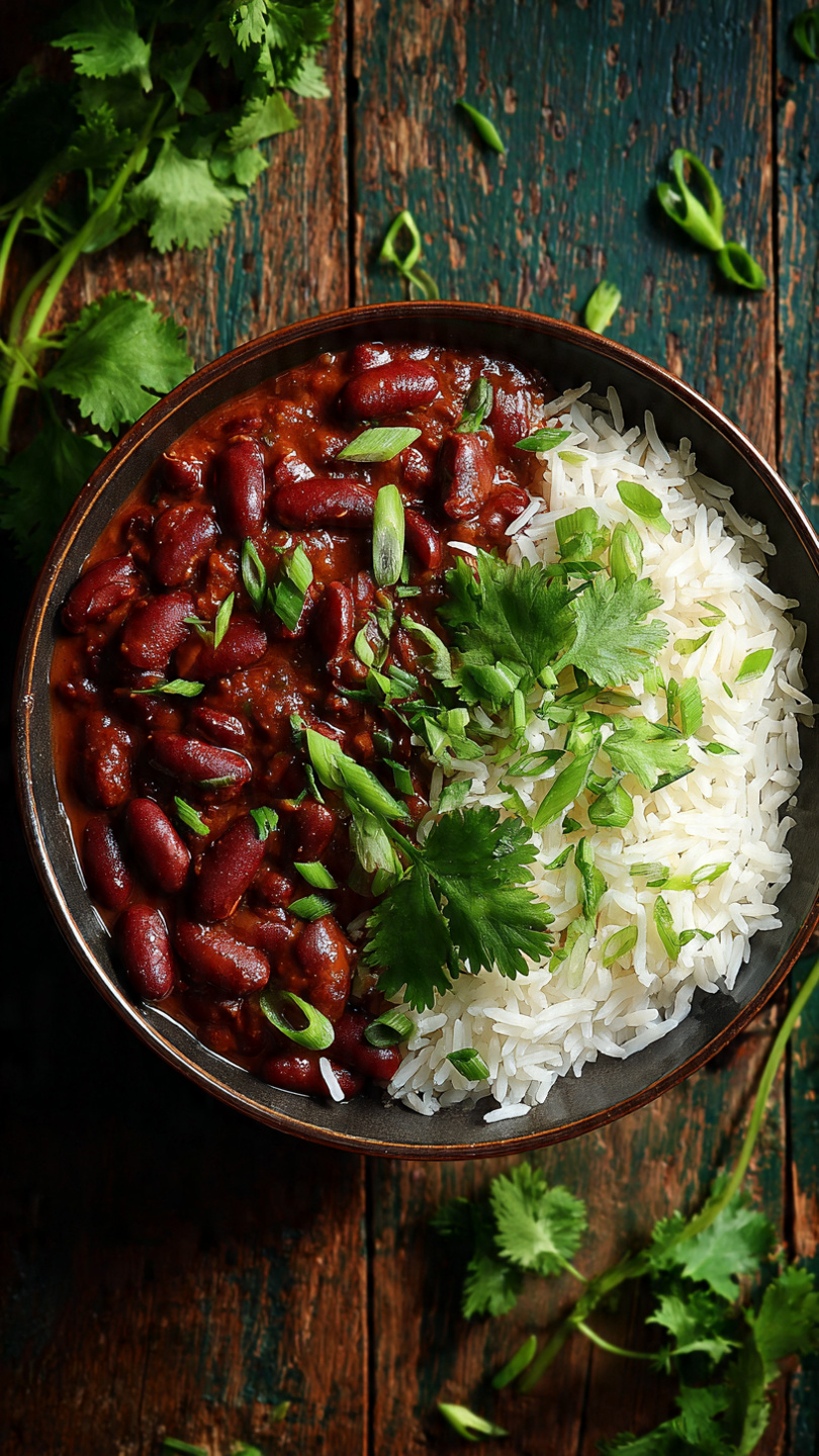 Kidney Beans and Rice (Cajun Red Beans and Rice)