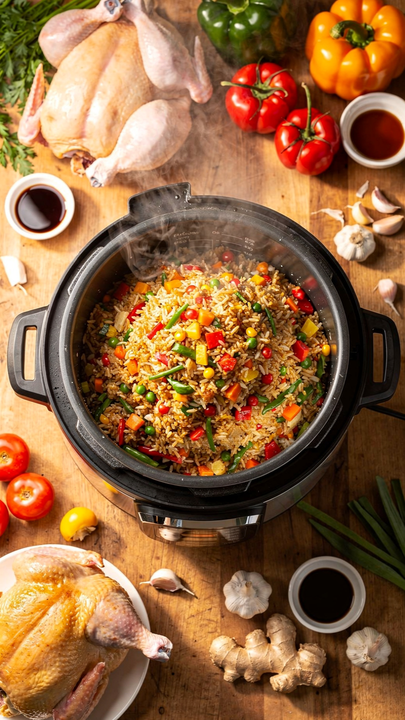 Rice Cooker Meals: Easy One-Pot Ginger Chicken and Rice