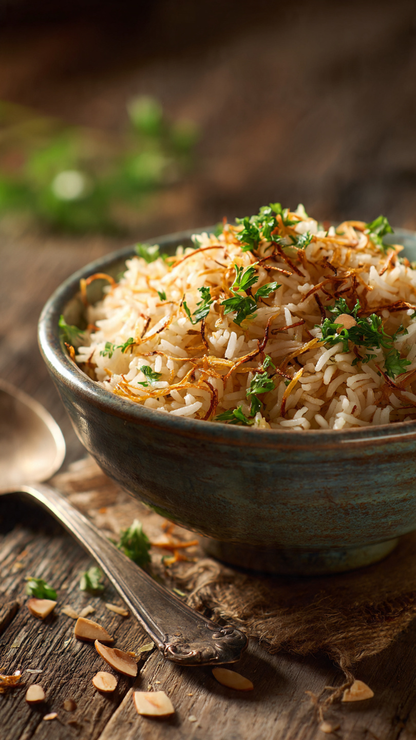Classic Rice Pilaf with Orzo Pasta
