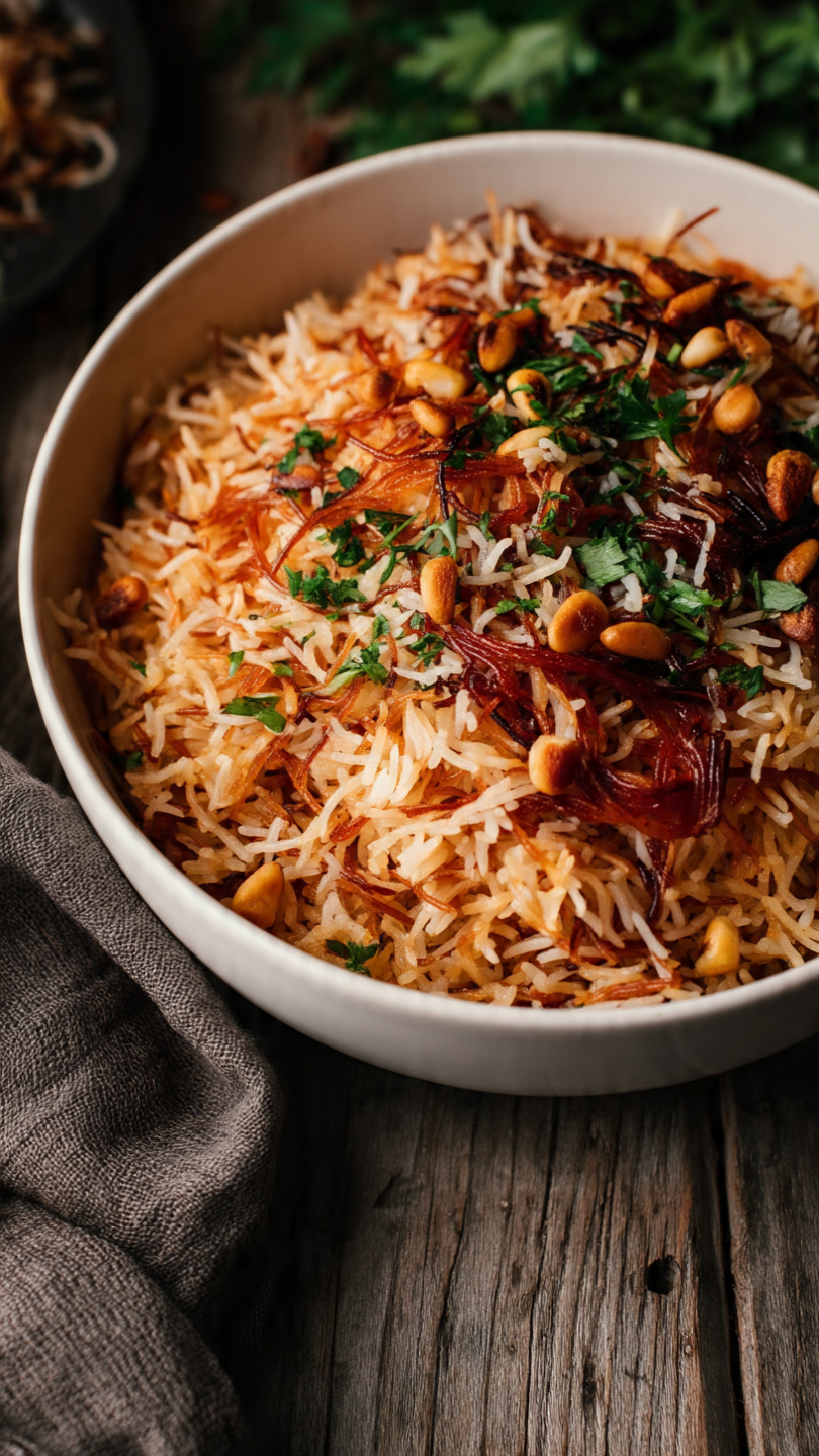 Lebanese Rice with Vermicelli (The Best Rice Pilaf)
