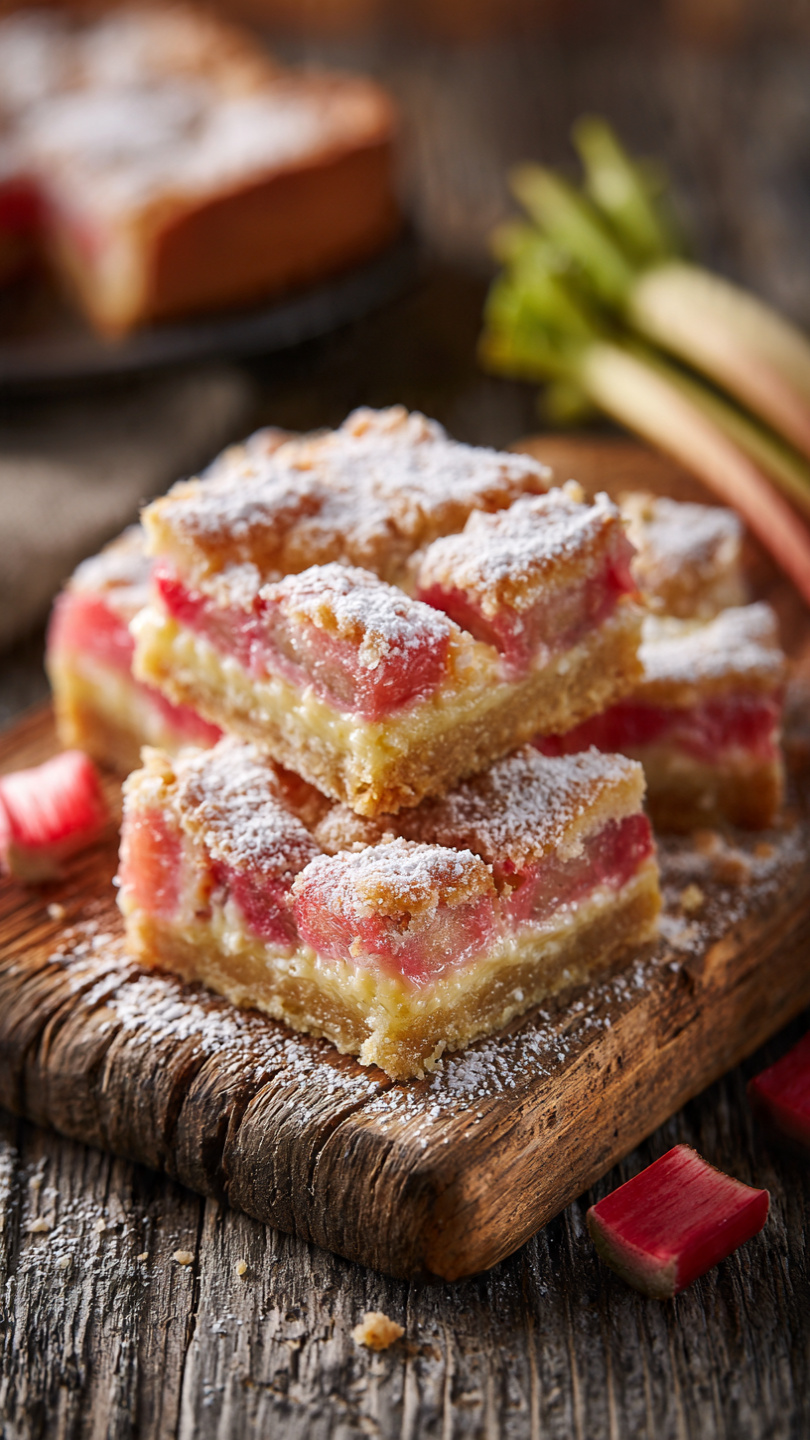 Rhubarb Dream Bars